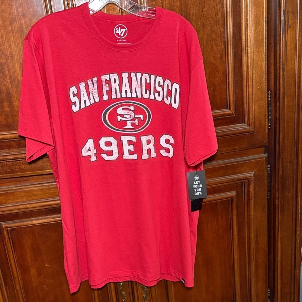 47 Brand Red San Francisco 49ers
NFL Tee NWT Size XL